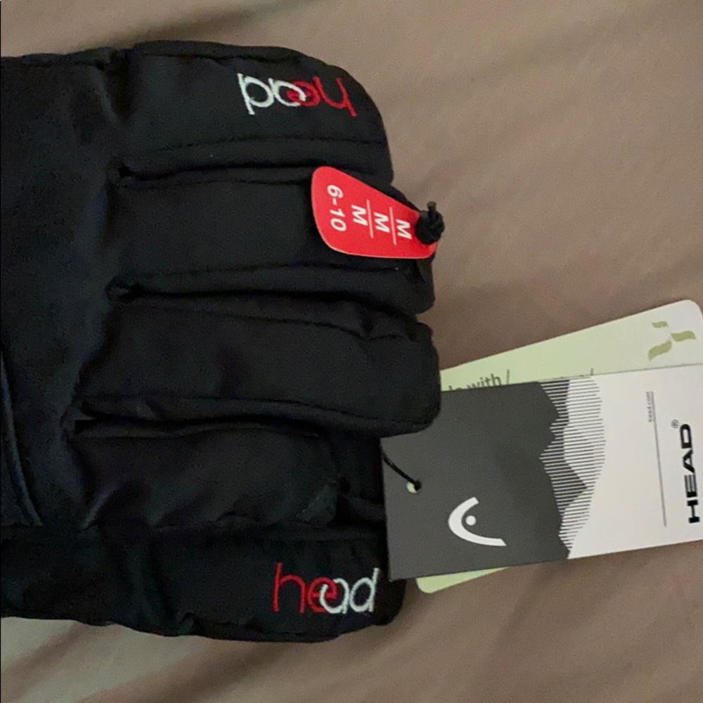Head brand jr boys ski gloves
